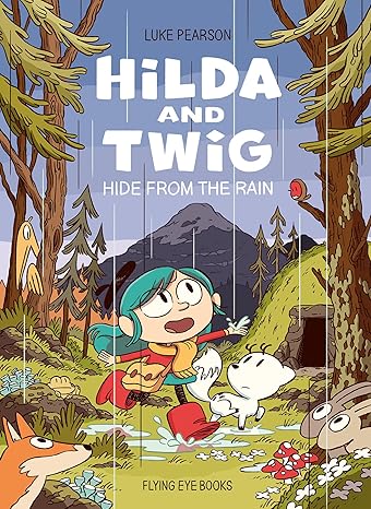 Book Cover for Hilda and Twig: Hide from the Rain