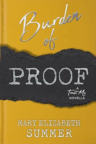 Book Cover for Burden of Proof (Trust Me novella)