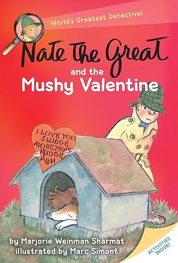 Nate the Great and the Mushy Valentine Book Cover for Nate the Great and the Mushy Valentine