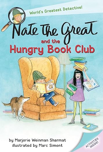 Nate the Great and the Hungry Book Club Book Cover for Nate the Great and the Hungry Book Club