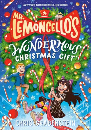 Book Cover for Mr. Lemoncello's Wondermous Christmas Gift