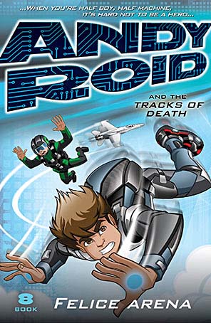 Book Cover for Andy Roid and the Tracks of Death
