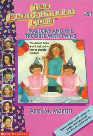 Book Cover for Mallory and the Trouble With Twins
