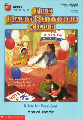 Book Cover for Kristy for President