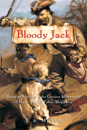 Book Cover for the Bloody Jack Series